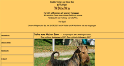 Desktop Screenshot of airedale-terrier-helser-born.de