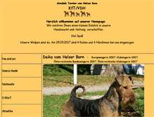 Tablet Screenshot of airedale-terrier-helser-born.de